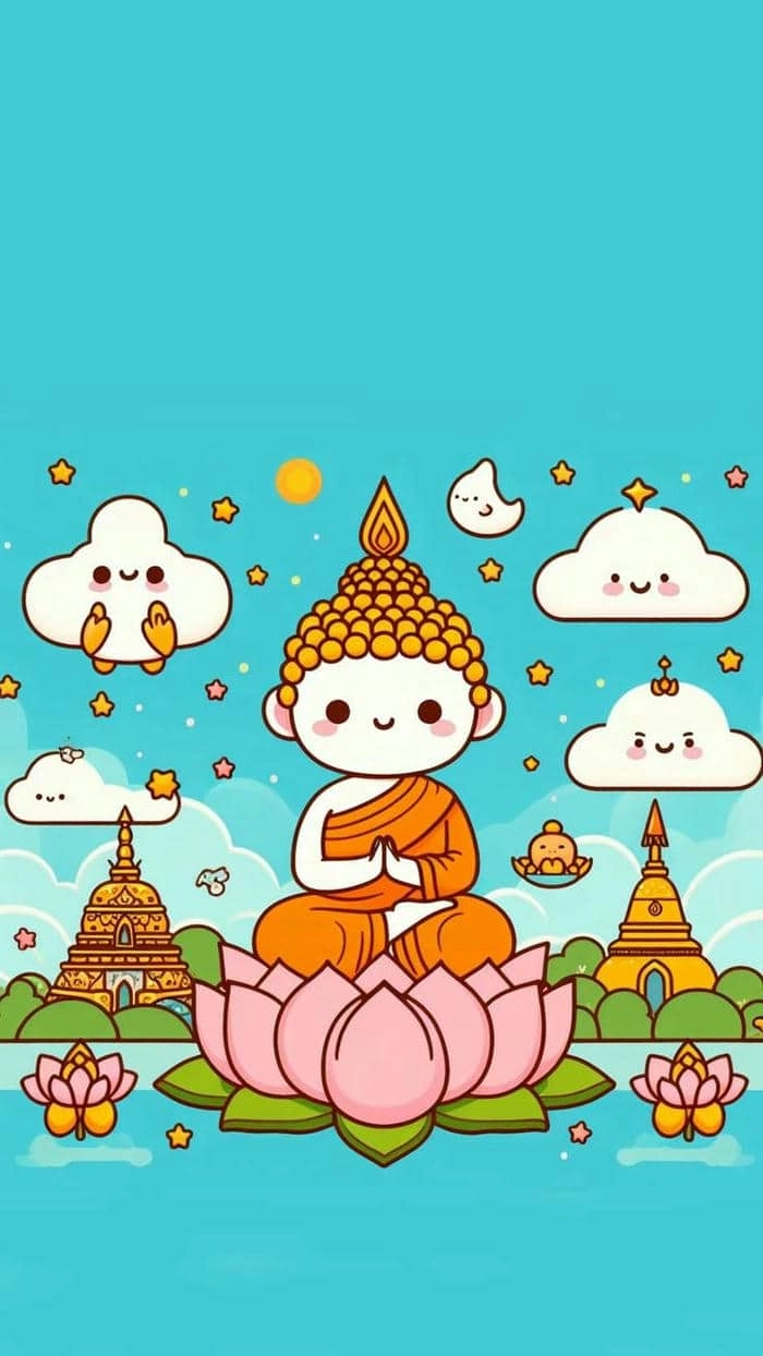 Tuyển chọn ảnh chibi niệm phật đầy cảm hứng