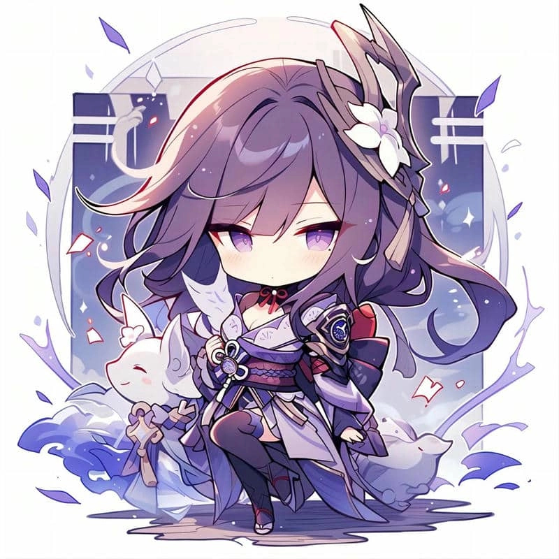 Ảnh nghệ thuật siêu xinh của chibi raiden