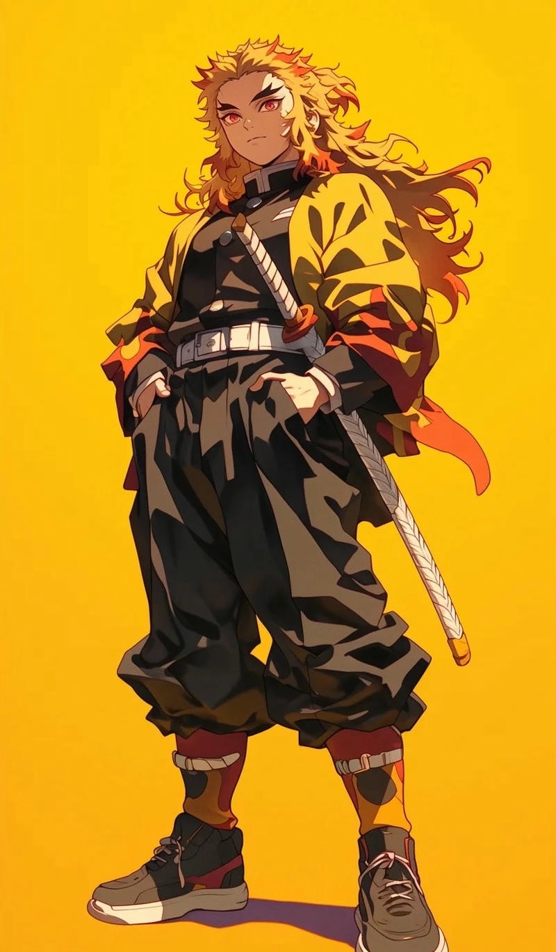 Rengoku Kyoujurou art tác phẩm nghệ thuật đầy cảm xúc
