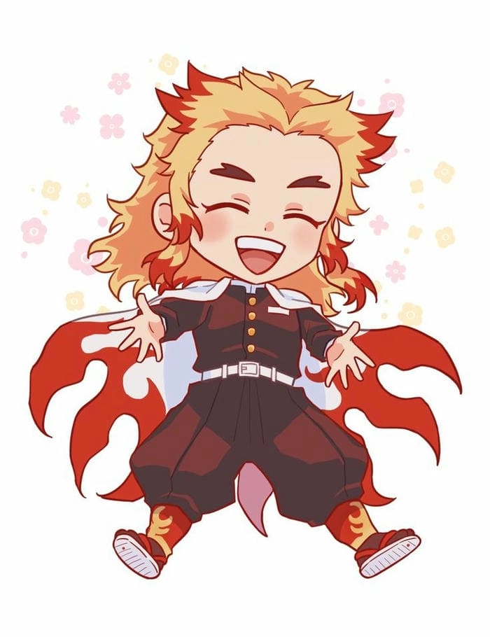 rengoku chibi dễ thương nổi bật