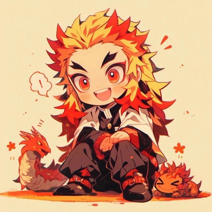 Tải ngay ảnh rengoku chibi chất lượng