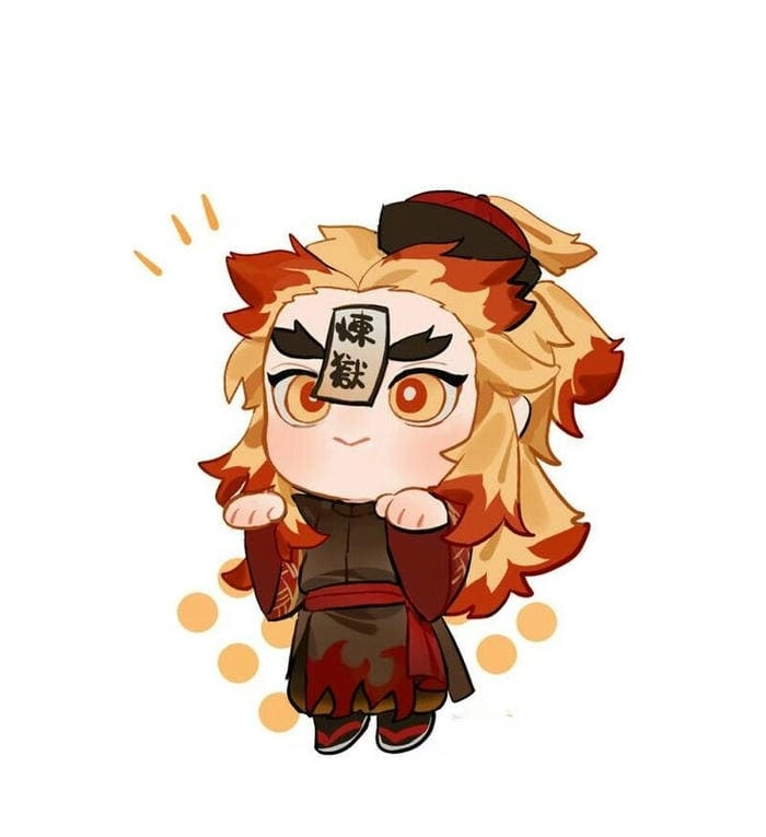 Hướng dẫn cách vẽ rengoku chibi đơn giản