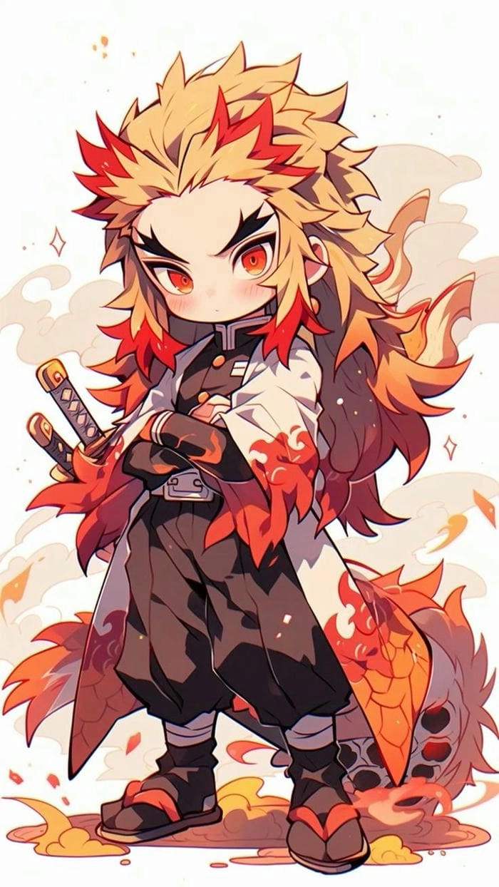 Cùng ngắm cute rengoku chibi đẹp lạ
