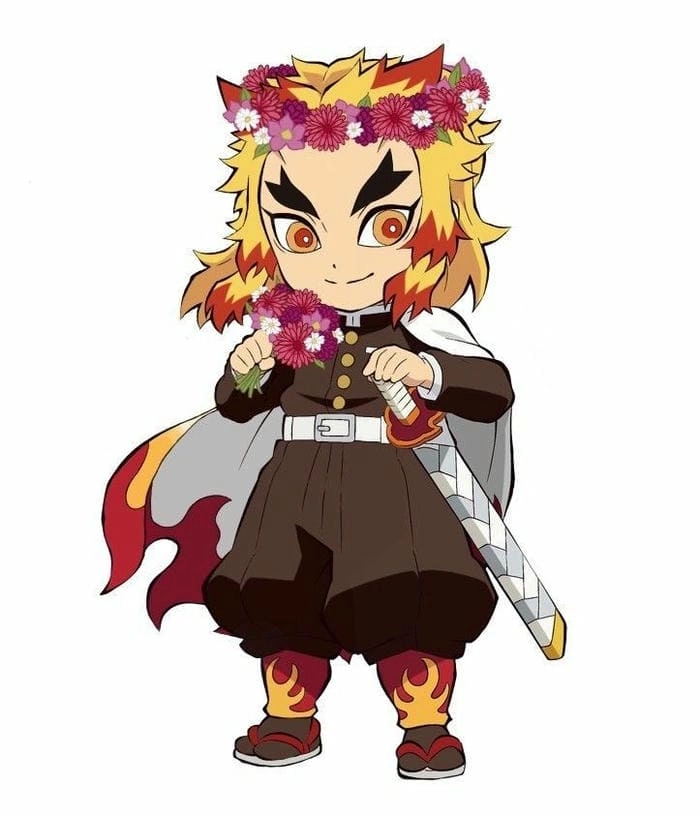 rengoku chibi christmas ấm áp mùa đông