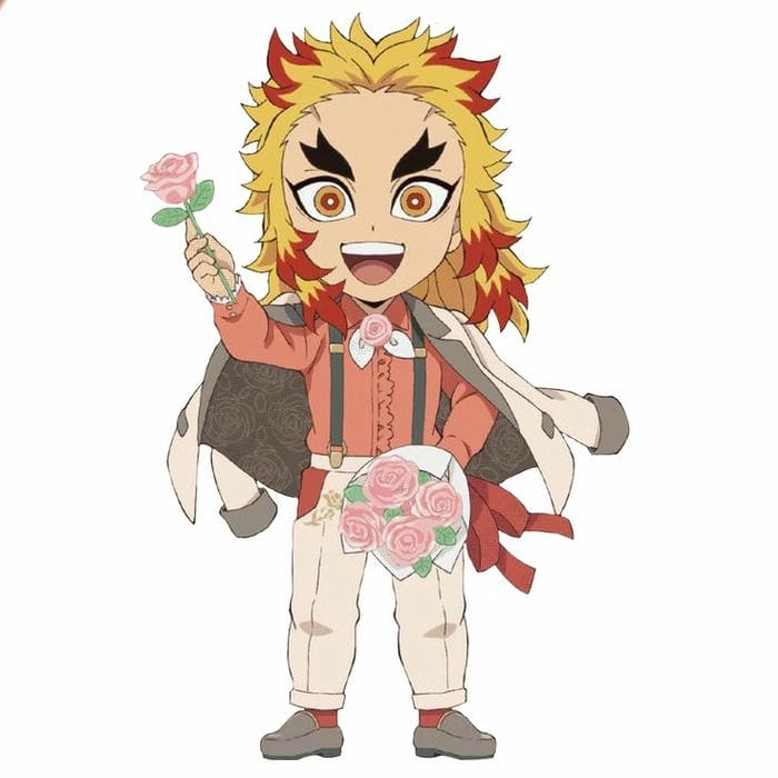 Ảnh rengoku christmas chibi lung linh