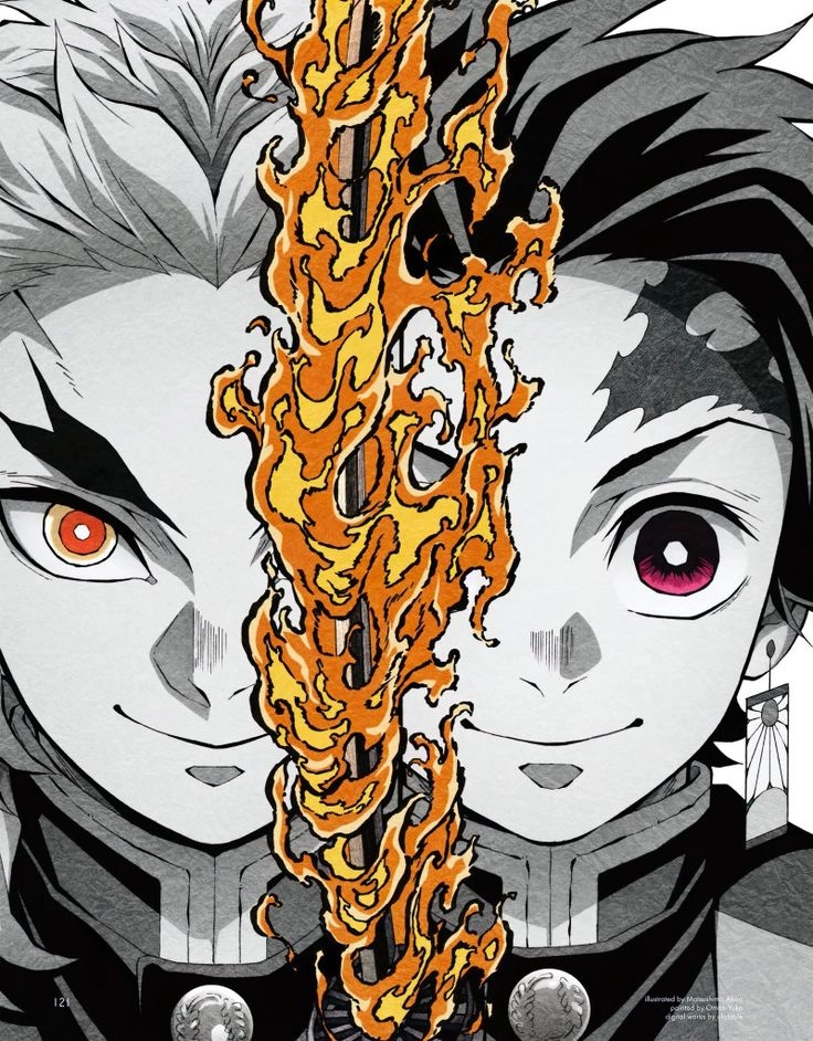 Tanjirou x Rengoku sự đồng hành đầy ý nghĩa và cảm động