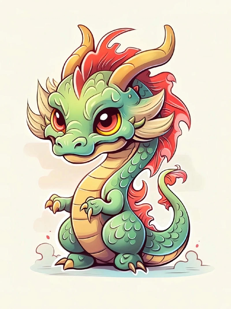 Xem ngay bộ ảnh rồng chibi cute
