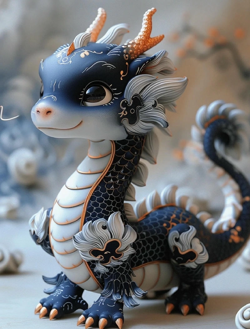 Lưu ngay những ảnh rồng chibi đẹp