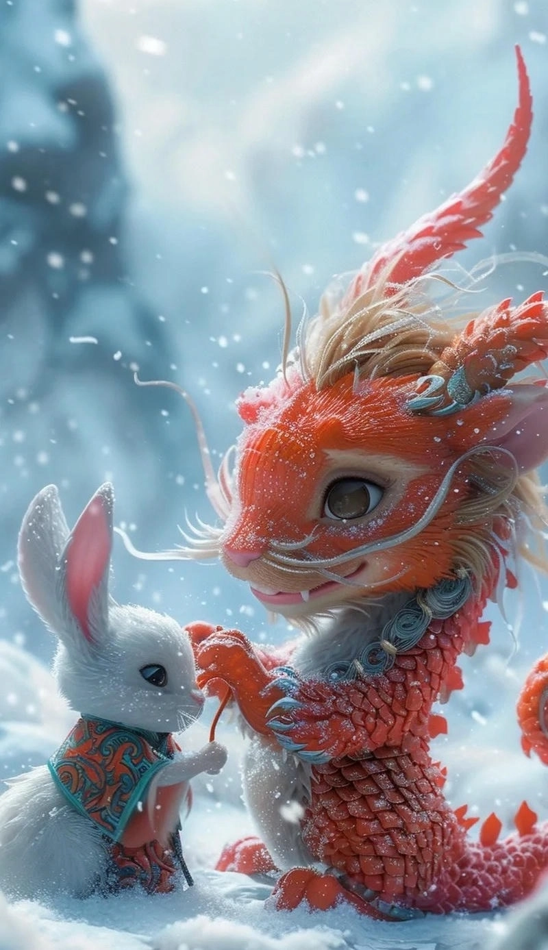 Rồng chibi ngầu dành cho bạn cá tính