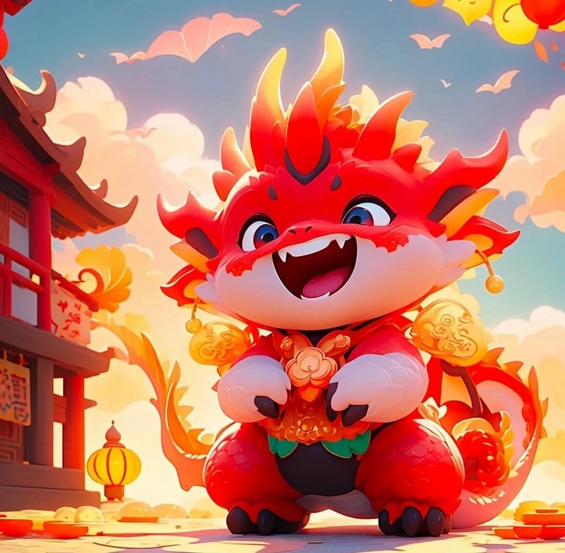 Rồng chibi dễ vẽ cho người mới bắt đầu