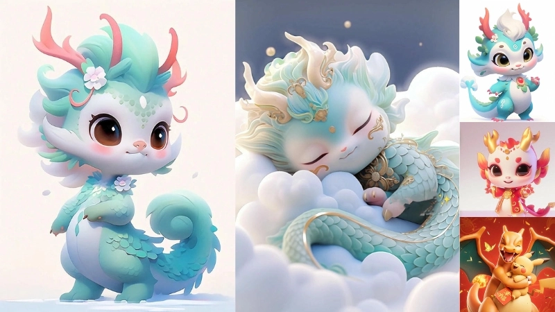 Thế nào là ảnh rồng chibi đẹp?