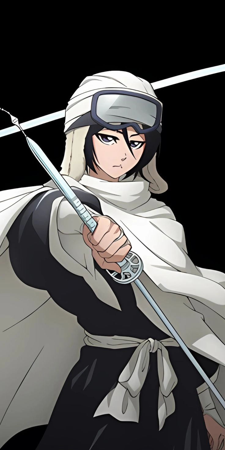 Kuchiki Rukia wallpaper hình nền tuyệt đẹp với phong thái lạnh lùng