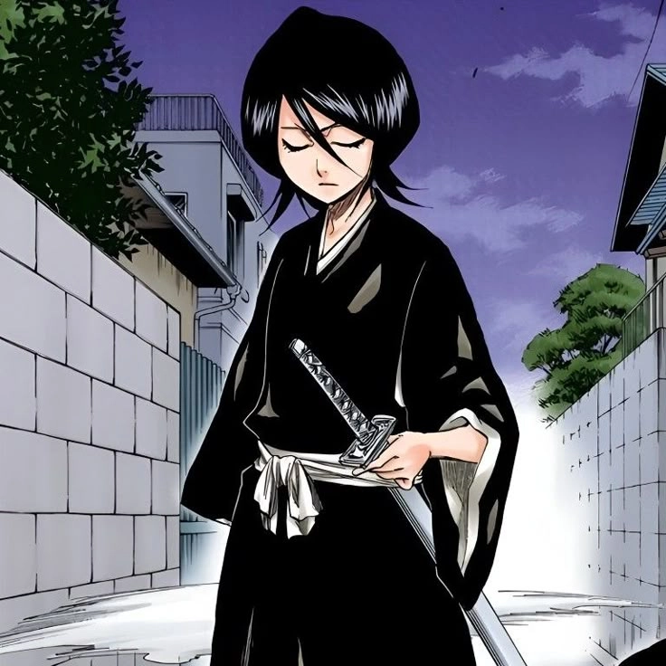 Katana Rukia lưỡi kiếm băng giá mang sức mạnh đóng băng kẻ thù
