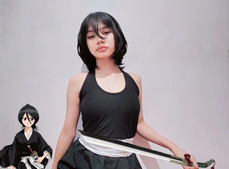 Rukia Kuchiki cosplay bộ trang phục đẹp mắt, chuẩn từng chi tiết