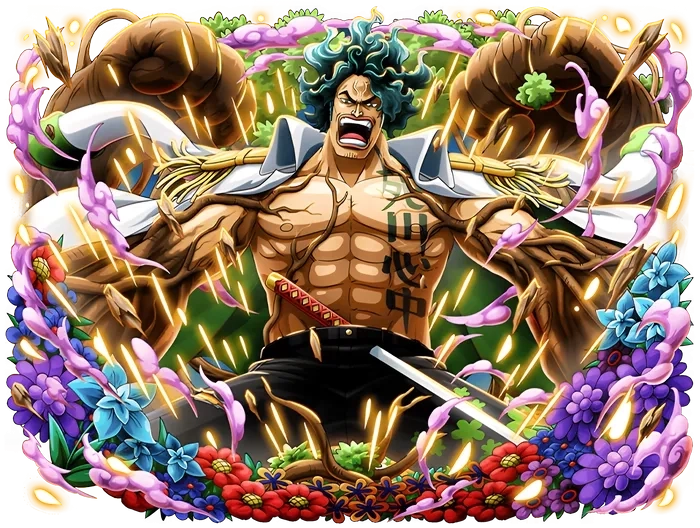 One Piece Admiral Ryokugyu nổi bật với khả năng chiến đấu và kiểm soát môi trường