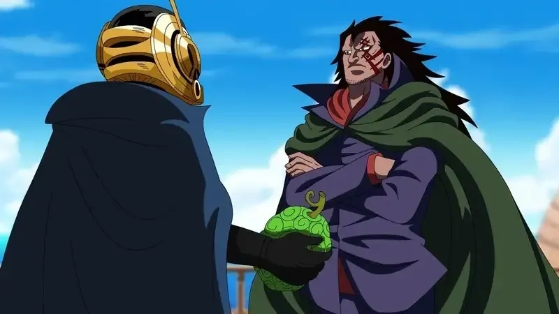 Admiral Ryokugyu là một Đô đốc quyền lực, chiến đấu không khoan nhượng trong One Piece