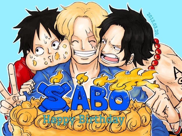 Luffy Ace và Sabo ba anh em cùng nhau thực hiện ước mơ tuổi thơ