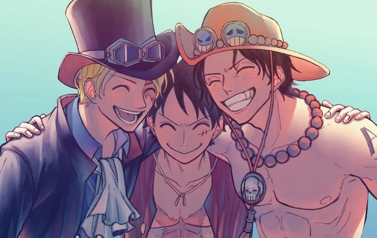 Ace Sabo Luffy ngầu bộ ba huyền thoại của One Piece