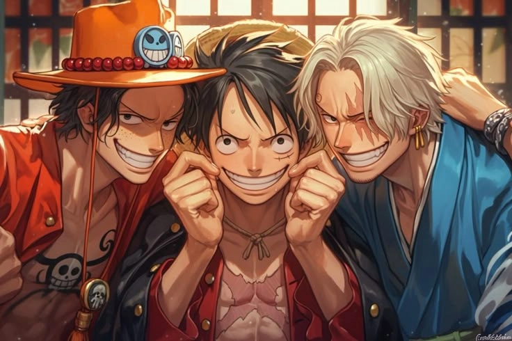 Luffy và Ace và Sabo những người anh em cùng chung chí hướng