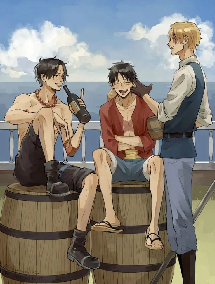 Sabo x Luffy x Ace bộ ba huyền thoại của thế giới hải tặc