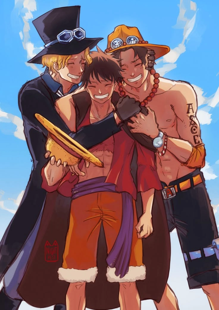 Sabo x Ace x Luffy ba ngọn lửa cháy bỏng của One Piece