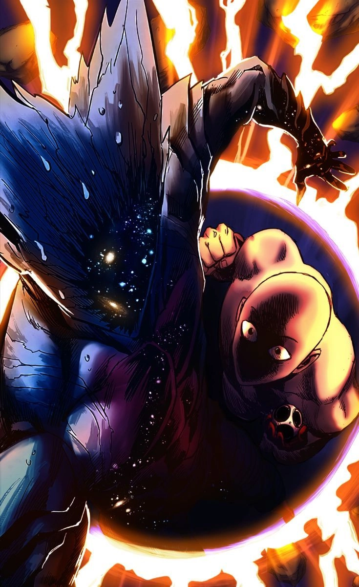 Garou Saitama hai con người mạnh mẽ với lý tưởng đối lập nhau