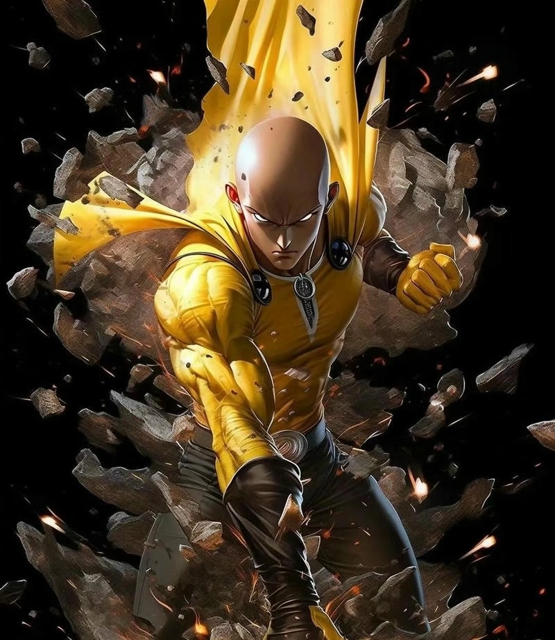 Saitama ngầu khi anh hùng hói bung sức mạnh thực sự khiến đối thủ run sợ