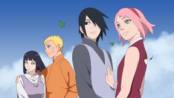 Hinata Naruto Sakura Sasuke bốn con người với số phận đan xen