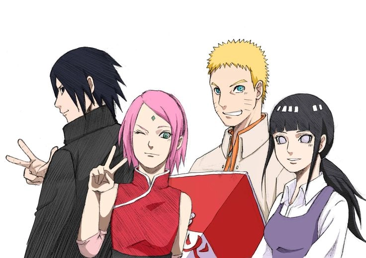 Hinata Naruto Sasuke Sakura những ninja tài năng của Konoha