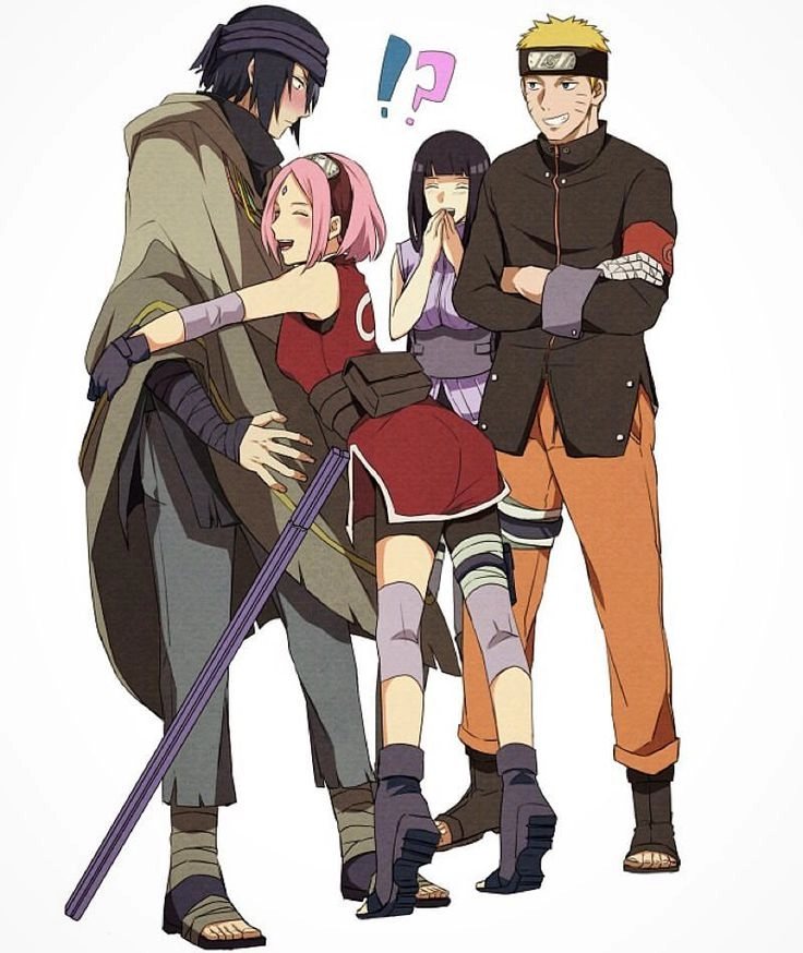 Hinata Sakura Naruto Sasuke mỗi người một lý tưởng một con đường riêng