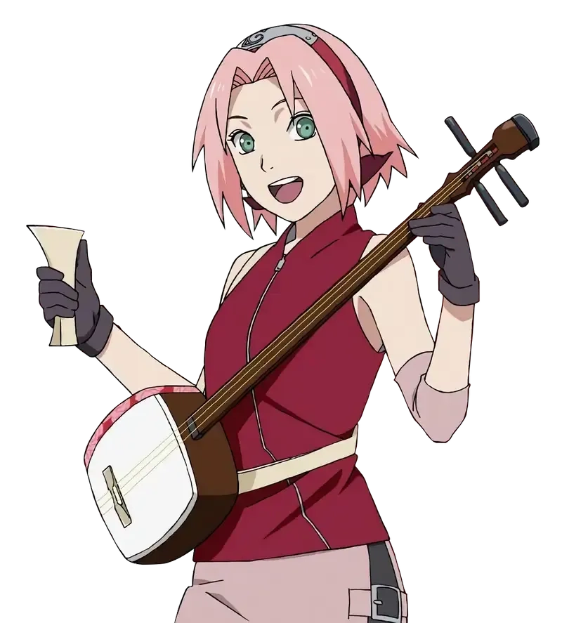 Sakura Haruno kimono hình ảnh thanh lịch của nữ ninja trong trang phục Nhật Bản