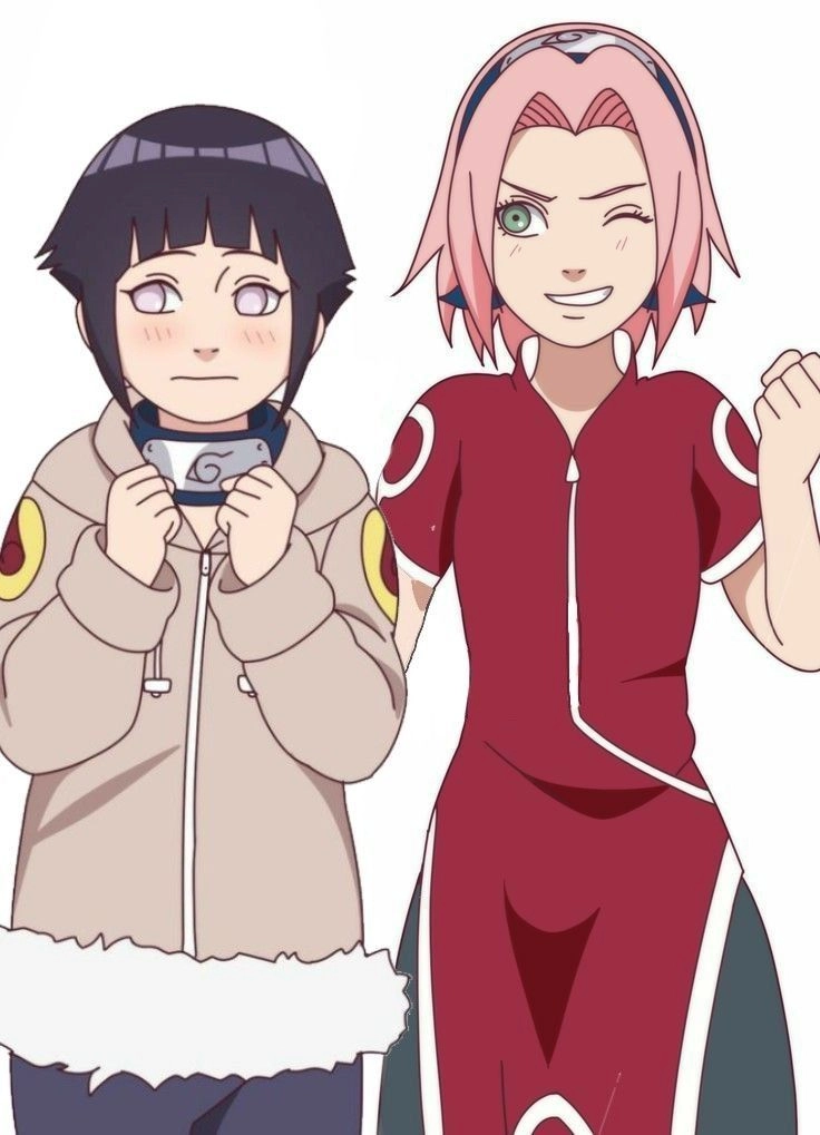 Sakura x Hinata tình bạn gắn kết giữa hai nữ ninja mạnh mẽ