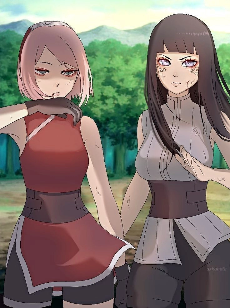 Hinata Naruto Sakura ba nhân vật trung tâm của câu chuyện