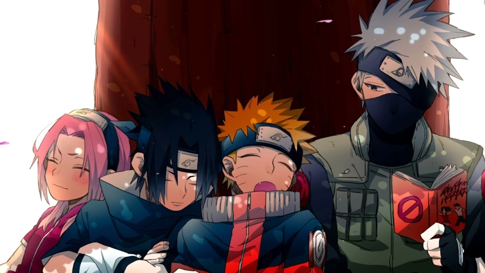 Kakashi Sakura Naruto Sasuke người thầy dẫn dắt thế hệ trẻ làng Lá