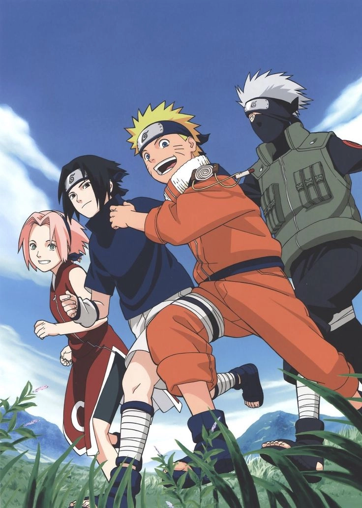 Naruto Sasuke Sakura Kakashi sự gắn kết giữa những con người mạnh mẽ