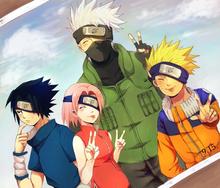 Naruto Kakashi Sasuke Sakura những chiến binh bảo vệ hòa bình cho Konoha