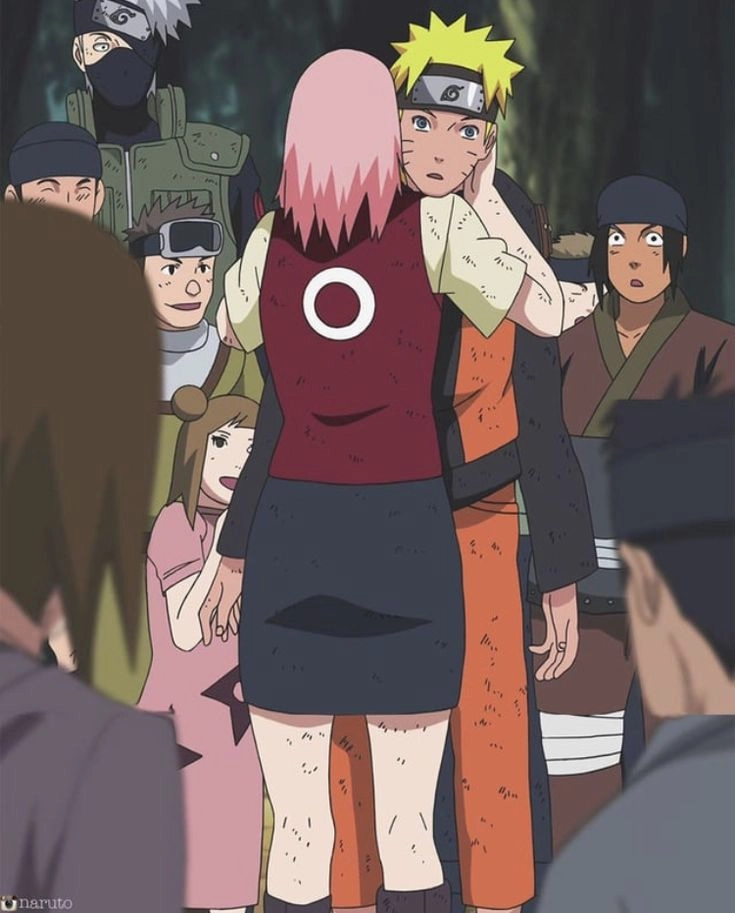 Sakura và Naruto hai ninja tài năng luôn sát cánh bên nhau