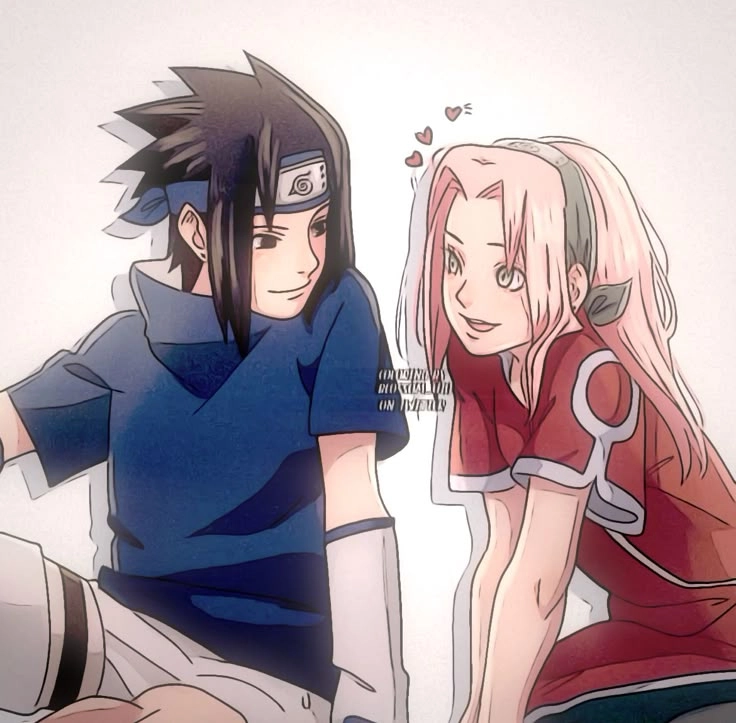 Sakura và Sasuke hôn nhau khoảnh khắc ngọt ngào trong tiểu thuyết Naruto