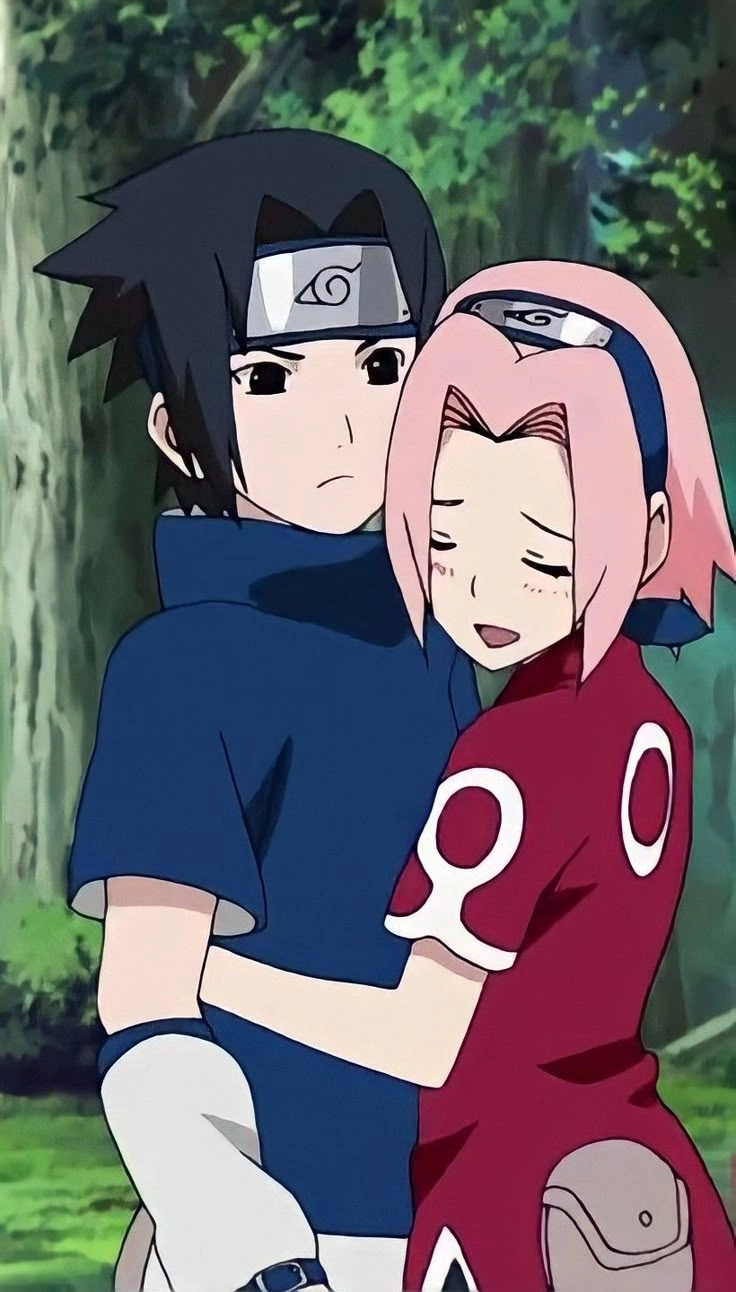 Sakura và Sasuke hôn nhau khoảnh khắc ngọt ngào trong tiểu thuyết Naruto