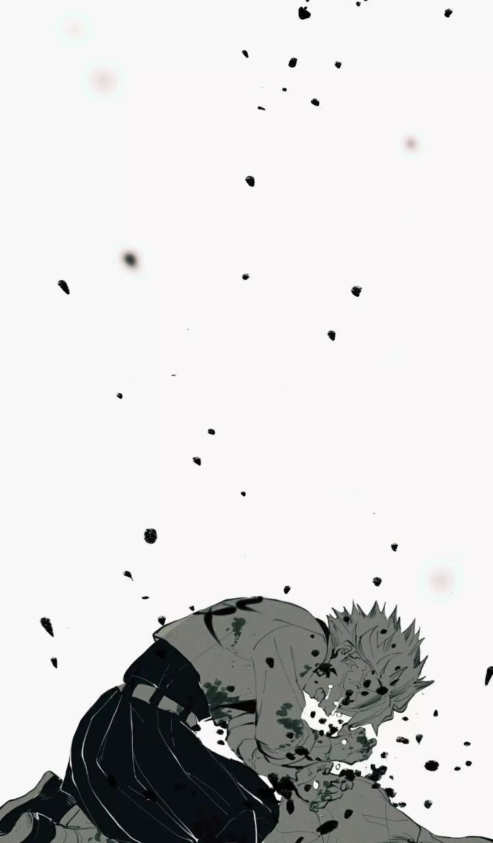 Sanemi Kimetsu kiếm sĩ với vết thương và quyết tâm