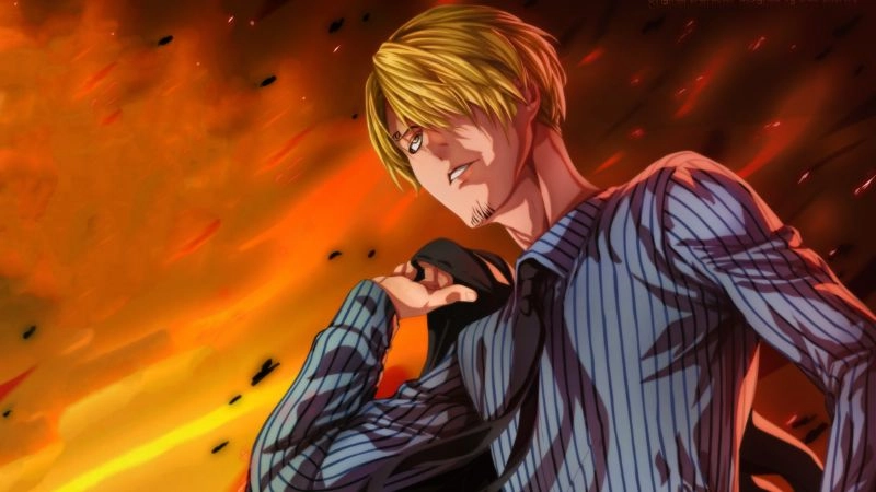 Sanji ngầu trong từng trận chiến khi dùng tuyệt kỹ chân lửa
