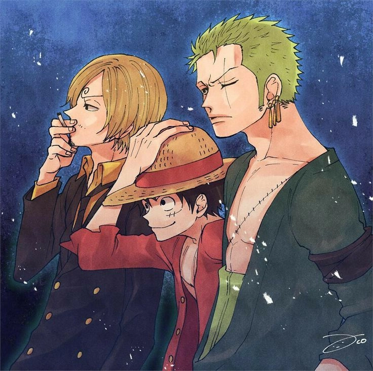 Luffy x Zoro x Sanji ba cá tính khác biệt nhưng luôn đồng hành