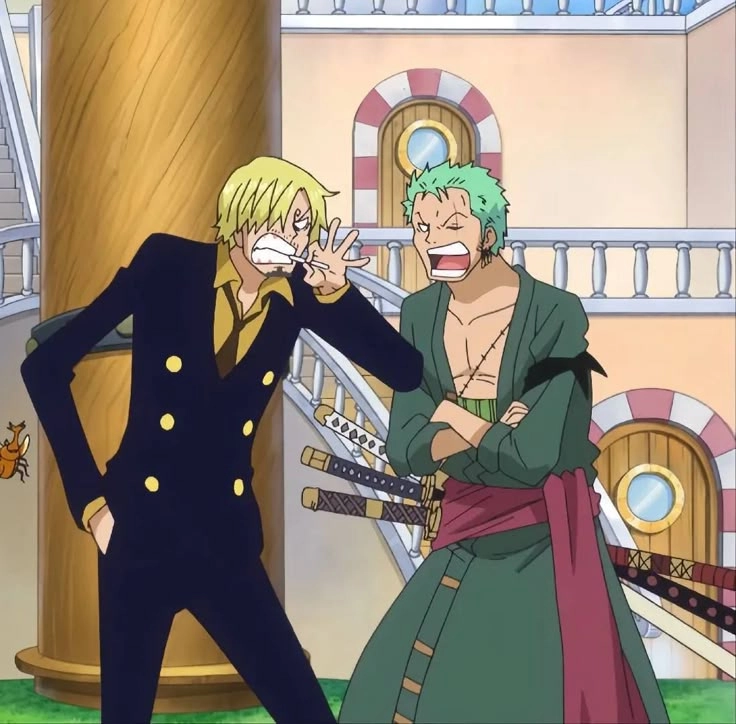 Sanji x Zoro mối quan hệ vừa đối đầu vừa gắn kết