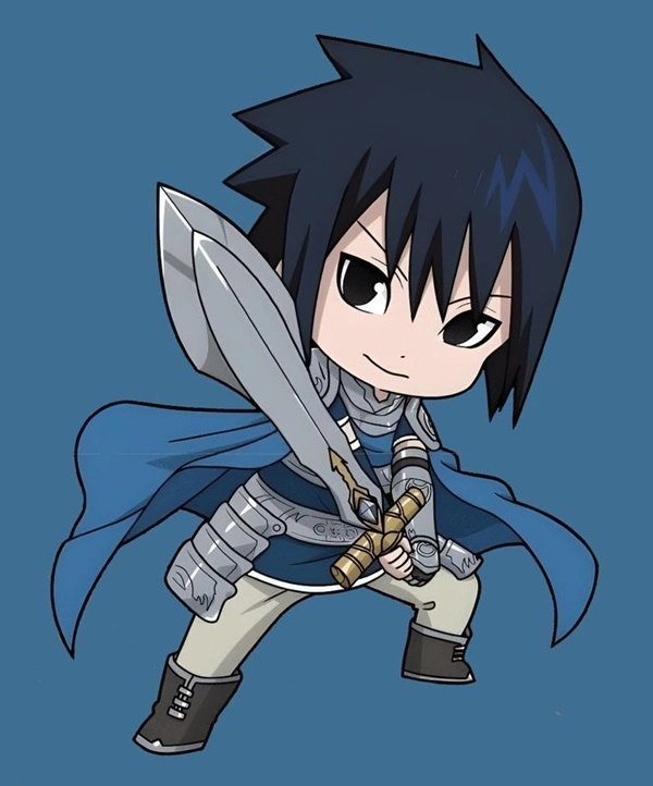 Hình ảnh chibi sasuke được vẽ tỉ mỉ khiến ai nhìn cũng mê mẩn