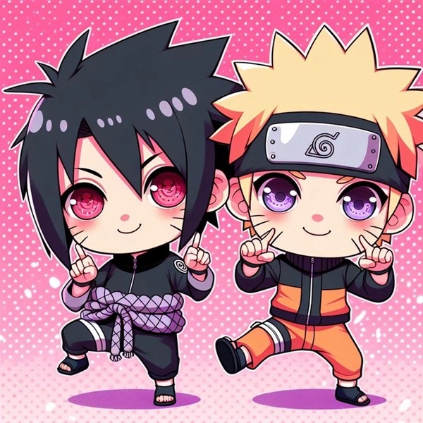 Bộ sưu tập sasuke uchiha chibi dành riêng cho fan Naruto chính hiệu