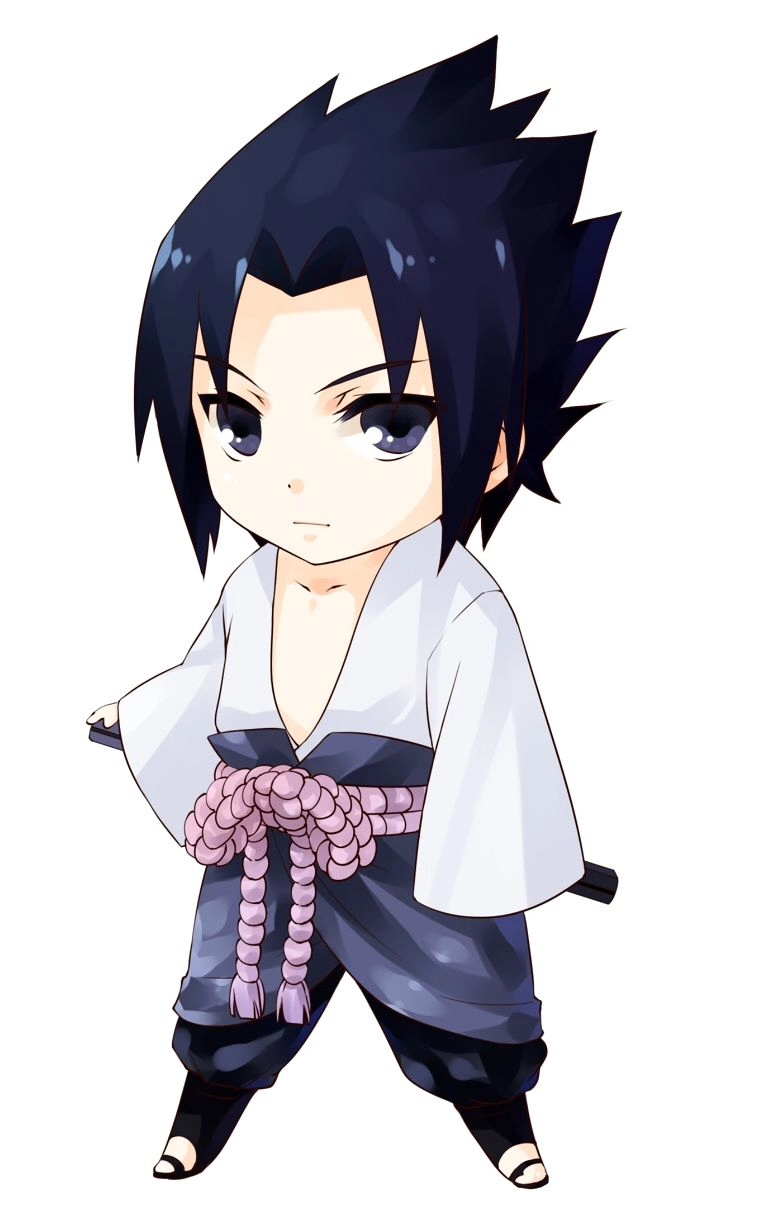 Chibi Sasuke phiên bản tí hon nhưng vẫn đầy khí chất Uchiha