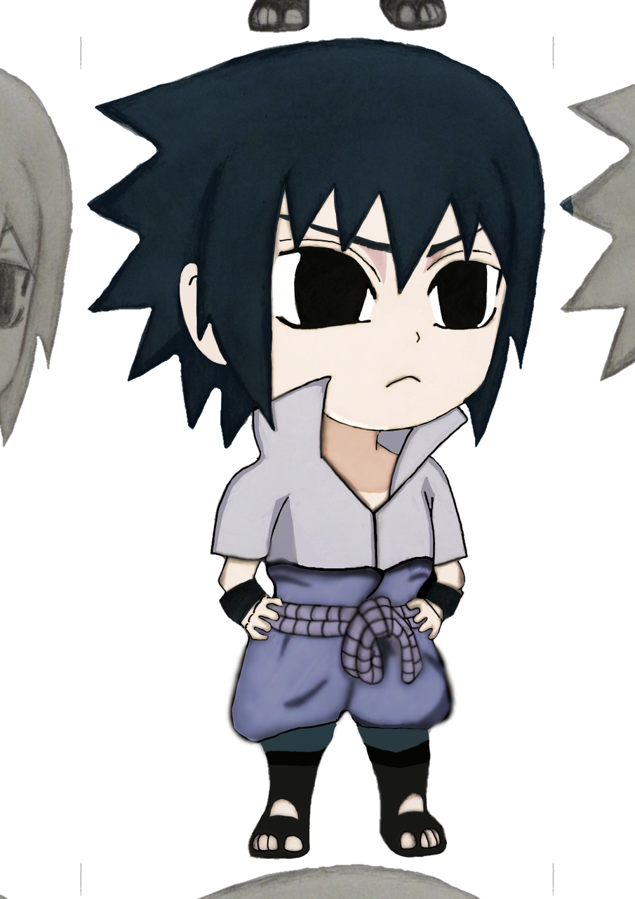 Sasuke Chibi Ngầu nhỏ bé nhưng vẫn toát lên phong thái bá đạo