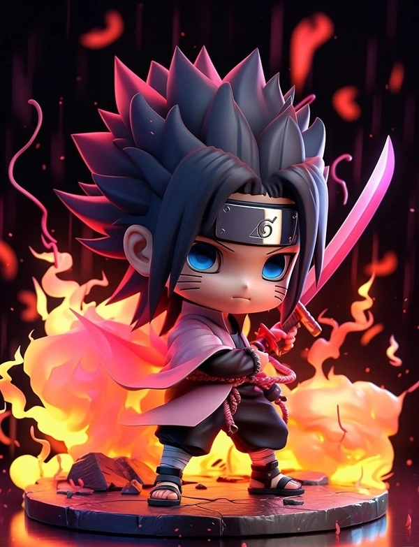 Khoảnh khắc sasuke chibi naruto đáng yêu và ấm áp tình bạn