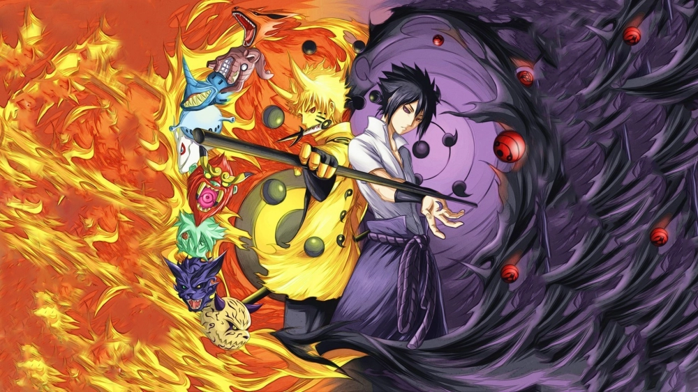 Sasuke & Naruto tình bạn, sự cạnh tranh và những trận chiến khốc liệt