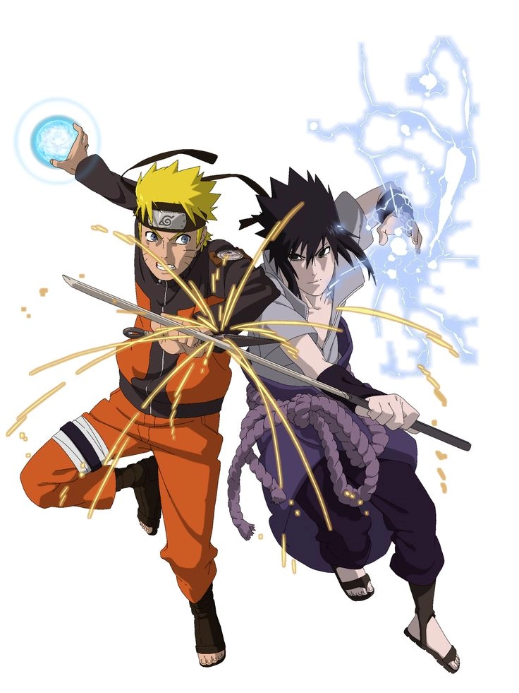 Naruto Và Sasuke Ngầu bộ đôi huyền thoại với sức mạnh áp đảo